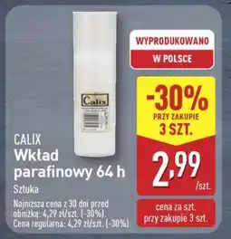 ALDI CALIX Wkład parafinowy 64 h oferta