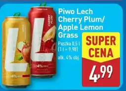 ALDI Piwo Lech Cherry Plum/Apple Lemon Grass oferta