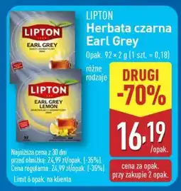 ALDI LIPTON Herbata czarna Earl Grey oferta