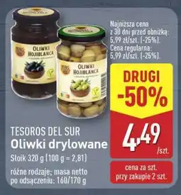 ALDI TESOROS DEL SUR Oliwki drylowane oferta