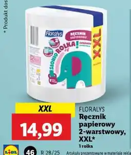Lidl FLORALYS Ręcznik papierowy 2-warstwowy, XXL oferta
