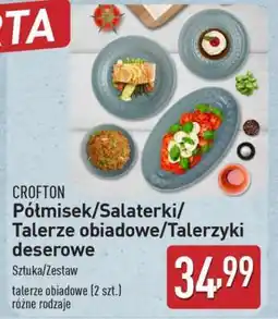 ALDI CROFTON Półmisek/Salaterki/Talerze obiadowe/Talerzyki deserowe oferta