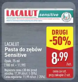 ALDI LACALUT Pasta do zębów sensitive oferta