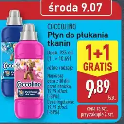 ALDI COCCOLINO Płyn do płukania tkanin oferta