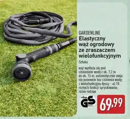 ALDI GARDENLINE Elastyczny wąż ogrodowy ze zraszaczem wielofunkcyjnym oferta