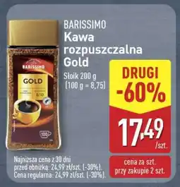 ALDI BARISSIMO Kawa rozpuszczalna Gold oferta