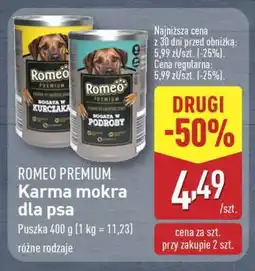 ALDI ROMEO PREMIUM Karma mokra dla psa oferta