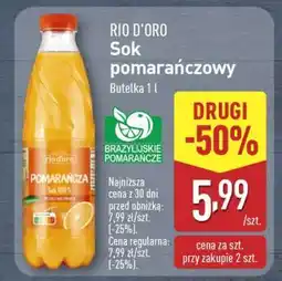 ALDI RIO D'ORO Sok pomarańczowy oferta