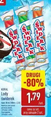 ALDI KORAL Lody Świderek oferta
