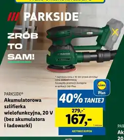 Lidl Szlifierka kątowa akumulatorowa Parkside oferta