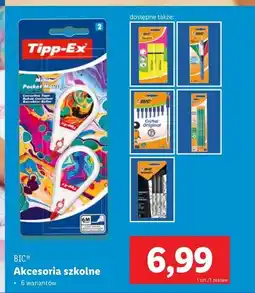 Lidl Markery czarne Bic oferta