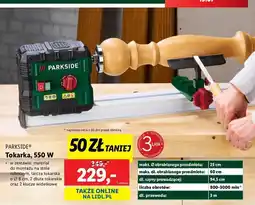 Lidl Tokarka 550 w Parkside oferta