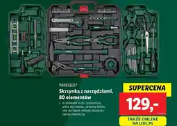 Lidl Zestaw narzędzi w skrzynce Parkside oferta