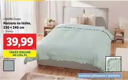 Lidl Narzuta na łóżko 220 x 240 cm Livarno Home oferta