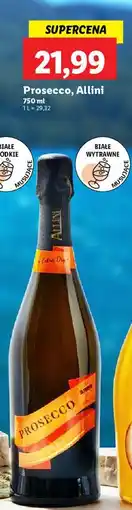 Lidl Wino Allini Prosecco oferta