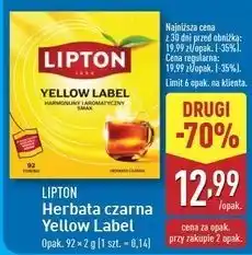 ALDI Herbata Lipton Yellow Label Tea oferta