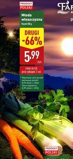 ALDI Włoszczyzna młoda oferta