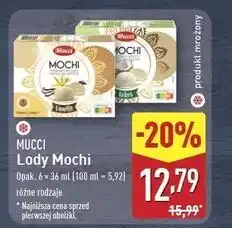 ALDI Lody mochi kokos Mucci oferta