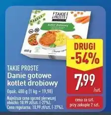 ALDI Kotlet drobiowy z marchewką i groszkiem puree Takie Proste oferta