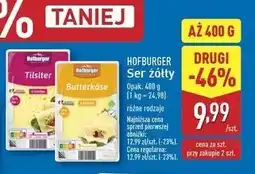 ALDI Ser butter-kase Hofburger oferta