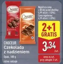 ALDI Czekolada mleczna truskawkowa Choceur oferta