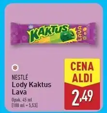ALDI Lód lava Nestle Kaktus oferta