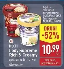 ALDI Lody macadamia nut Mucci Supreme Rich & Creamy oferta