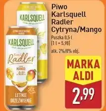 ALDI Piwo mango Karlsquell Radler oferta