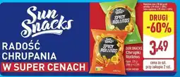 ALDI Chrupki rollitos spicy cheese Sun Snacks oferta