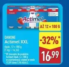 ALDI Jogurt truskawka Danone Actimel oferta