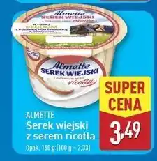 ALDI Serek wiejski z serem ricotta Hochland Almette oferta