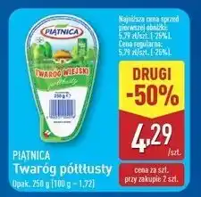 ALDI Twaróg półtłusty Piątnica Wiejski oferta