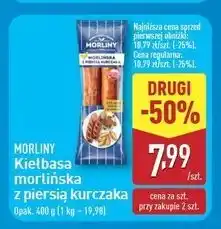 ALDI Kiełbasa morlińska z piersią kurczaka Morliny oferta