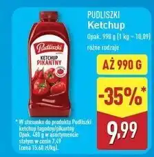 ALDI Ketchup pikantny Pudliszki oferta