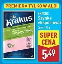 ALDI Szynka eksportowa Krakus Animex oferta
