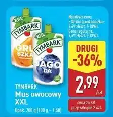 ALDI Mus jabłko-banan-jagoda Tymbark oferta