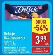ALDI Ciastka z galaretką jagodową Delicje Szampańskie oferta