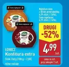 ALDI Konfitura wiśniowa Łowicz oferta