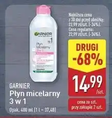 ALDI Płyn micelarny do skóry wrażliwej Garnier Skin Naturals oferta