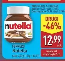 ALDI Krem czekoladowo-orzechowy Nutella oferta