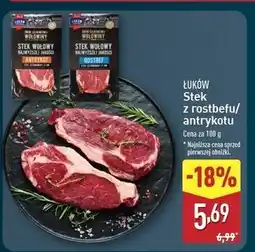 ALDI Stek wołowy z rostbefu bez kości Łuków oferta