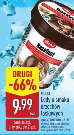 ALDI Lody hazelnut Mucci oferta