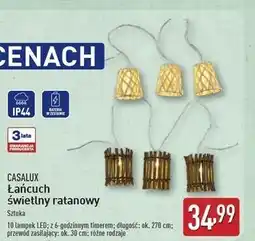 ALDI Łańcuch rattanowy 10 led Casalux oferta