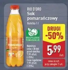 ALDI Sok pomarańczowy Rio D'oro oferta
