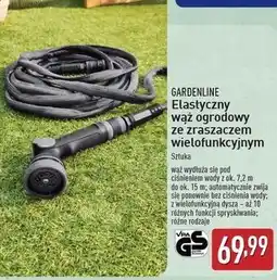 ALDI Wąż ogrodowy ze zraszaczem Gardenline oferta