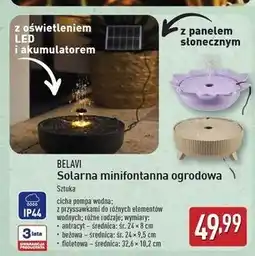 ALDI Minifontanna ogrodowa beżowa 32.6 x 10.2 cm Belavi oferta