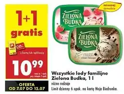Biedronka Lody tiramisu Zielona Budka oferta