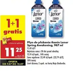 Biedronka Płyn do płukania spring awakening Lenor oferta