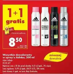 Biedronka Dezodorant Adidas Men Fresh Endurance oferta