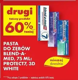 Biedronka Pasta do zębów crystal white Blend-A-Med Complete Protect 7 oferta